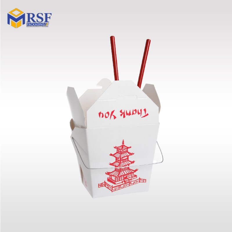 Chinese Takeout Boxes, Custom Printed Food Packaging in Bulk